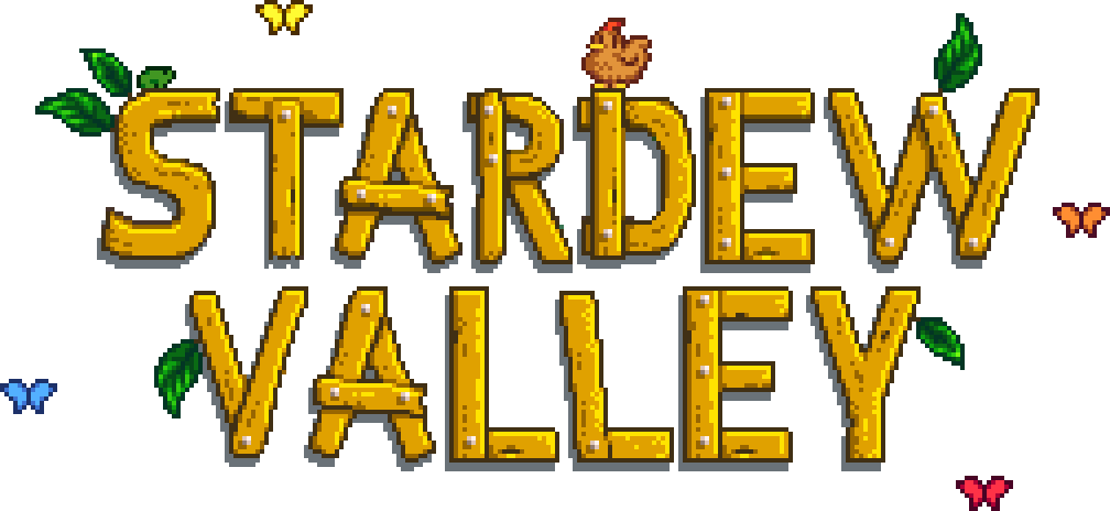 logo for the game Stardew Valley